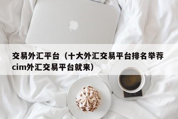 交易外汇平台（十大外汇交易平台排名举荐 cim外汇交易平台就来）