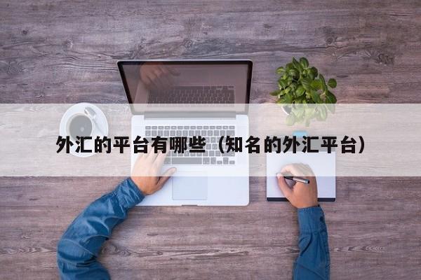 外汇的平台有哪些（知名的外汇平台）